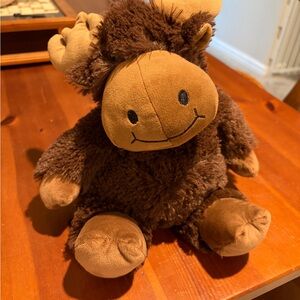 Adorable Warmies Brown Moose Plush Medium sized Toy